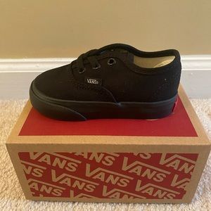 Toddler Black Vans